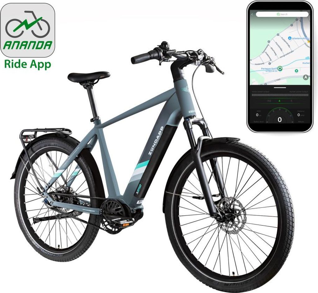 Zündapp X850 Trekking E-bike grigio basalto Immagine del prodotto 