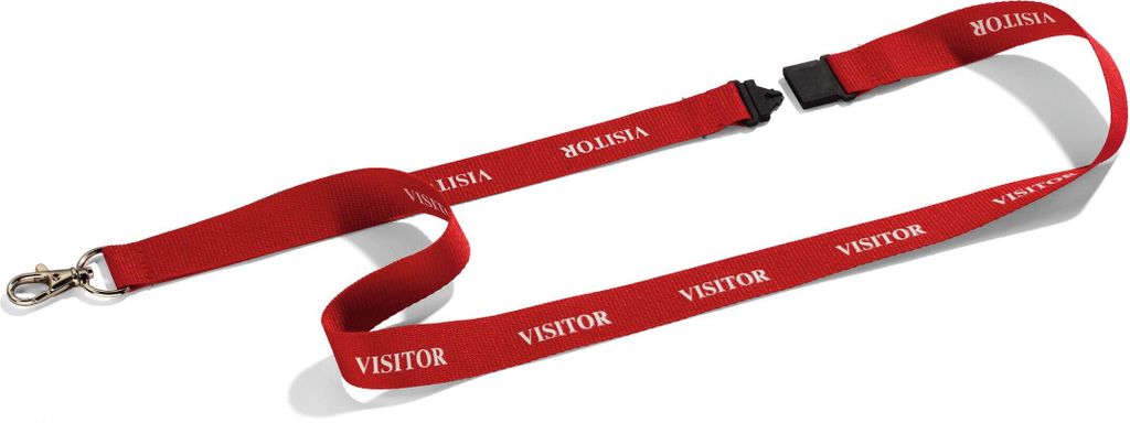 Durable Textilband 20 Visitor Länge 440 mm rot Obrázok produktu 