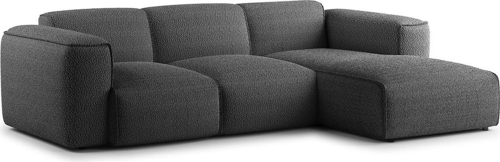 home24 3-Sitzer Ecksofa mit Longchair