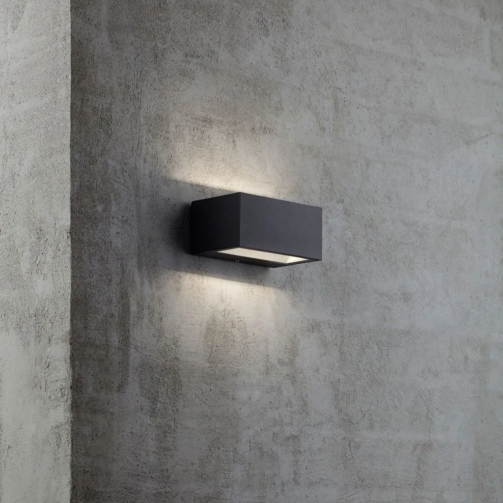 Applique extérieure IP54 Nene Nordlux Noire - Design Scandinave Robuste