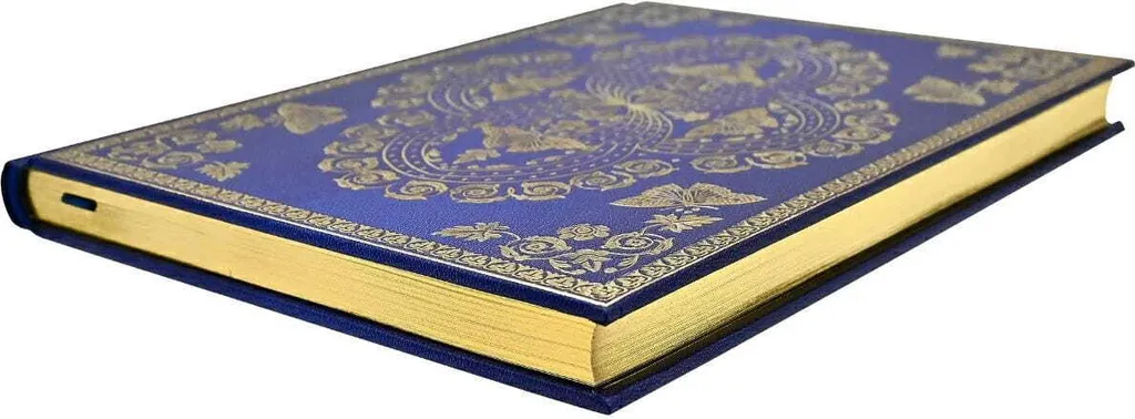 Carnet de notes broché Papillons dorés pour écriture créative et journal