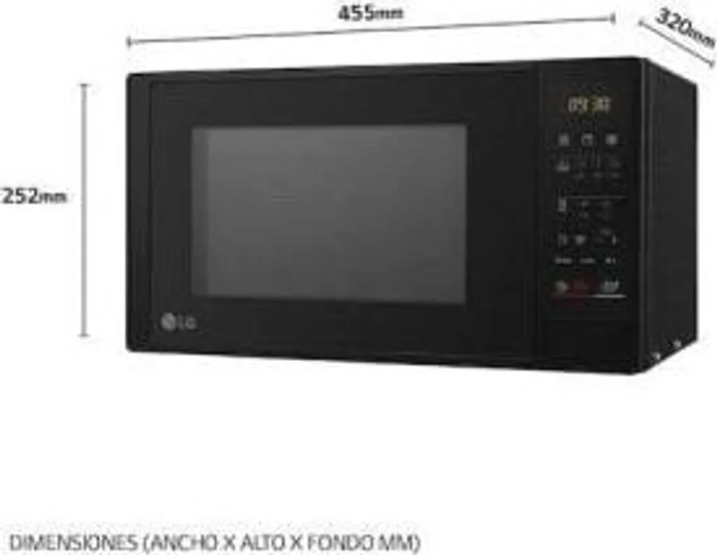 Micro-ondes Combiné LG MH6042D 700W avec Technologie i-Wave et Grill - 11