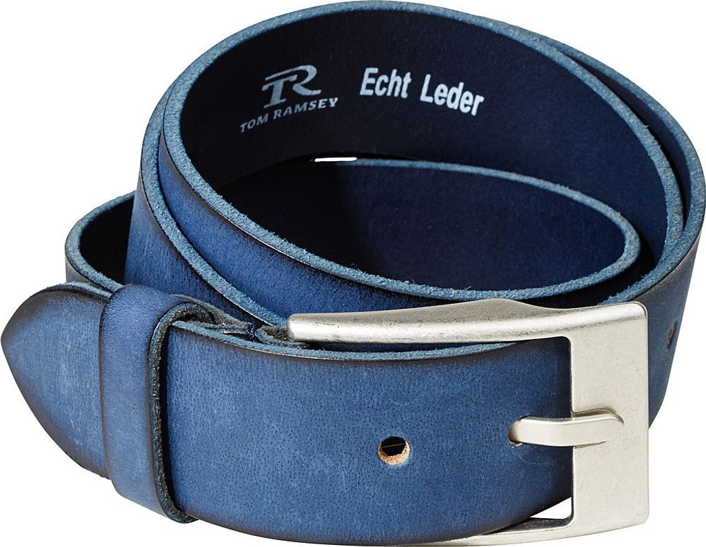 Tom Ramsey Ledergürtel im Vintage- Look aus echtem Leder