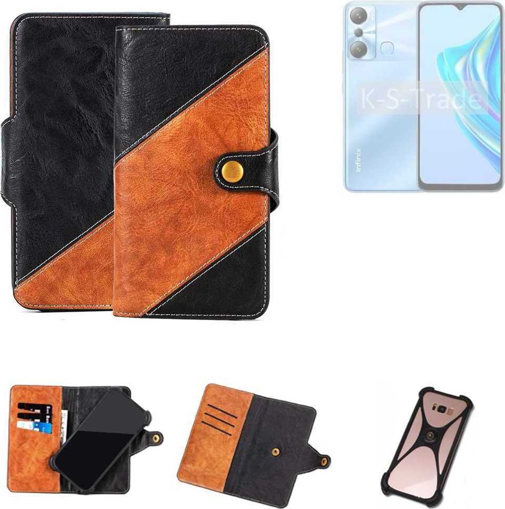 K-S-Trade Handyhülle Schutzhülle Bookstyle Case Wallet-Case Produktbild 