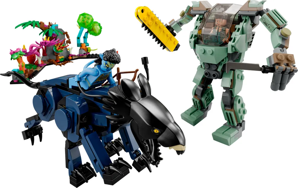LEGO 75571 Avatar Neytiri et Thanator vs. Quaritch dans la jungle