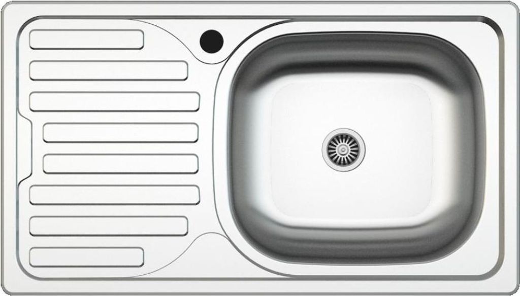 Lavello incasso cucina acciaio 76x43.5 una vasca e Immagine del prodotto 