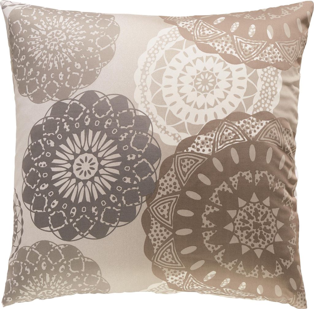 Erwin Müller Kissenbezug hellbraun 80x80 cm