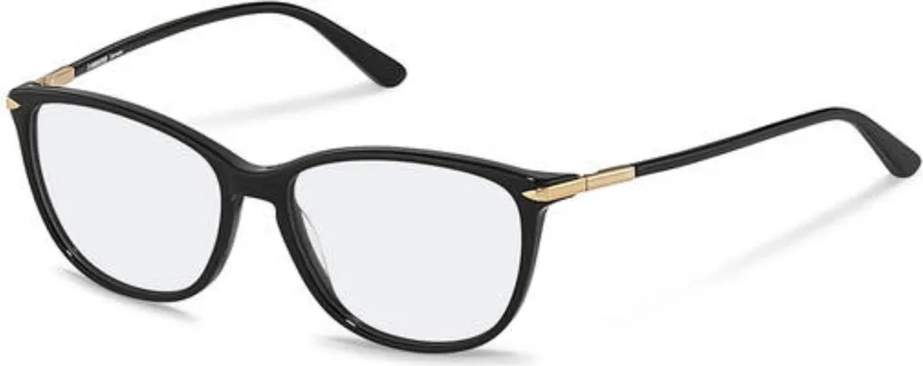 Lunettes Rodenstock R5328 Noir Or Rose en Acétate et Métal de Qualité