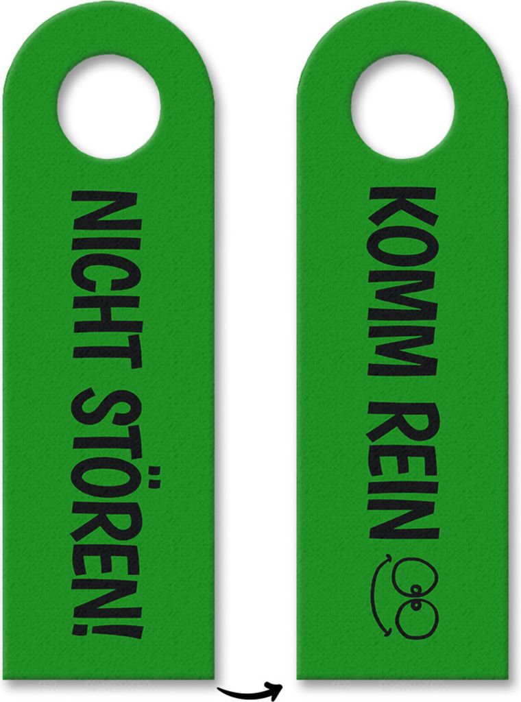 Nicht stören oder Komm rein Türhänger Türanhänger Büro Türe Offen Frei Besetzt