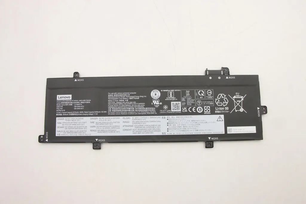 Batterie Lenovo 86Wh Lithium-ion Interne Originale pour PC Portable