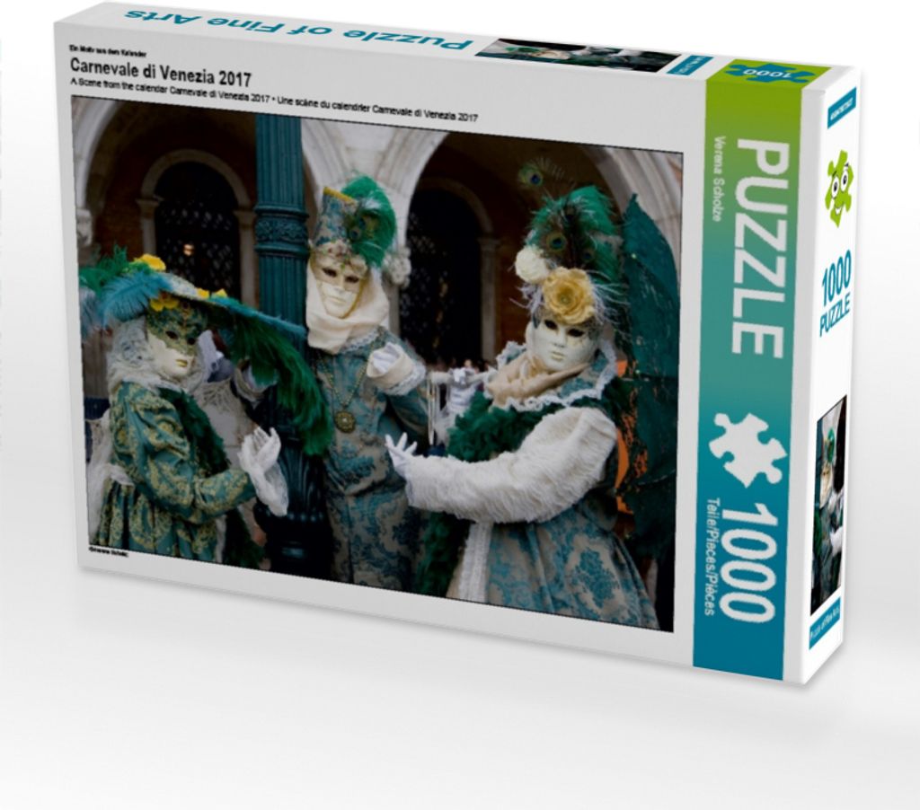 Calvendo Ein Motiv aus dem Kalender Carnevale di Venezia 2017 1000 Teile Puzzle quer 640x480mm, Scholze Verena; 7386453