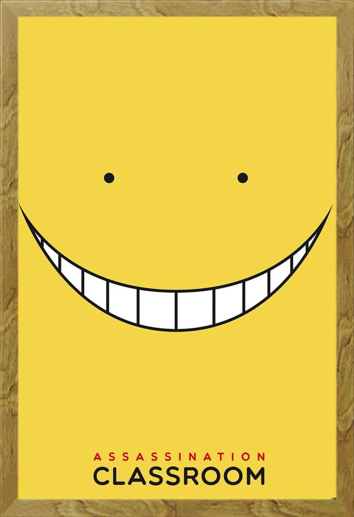 Poster Assassination Classroom encadré : Finissez-en avec les murs vides