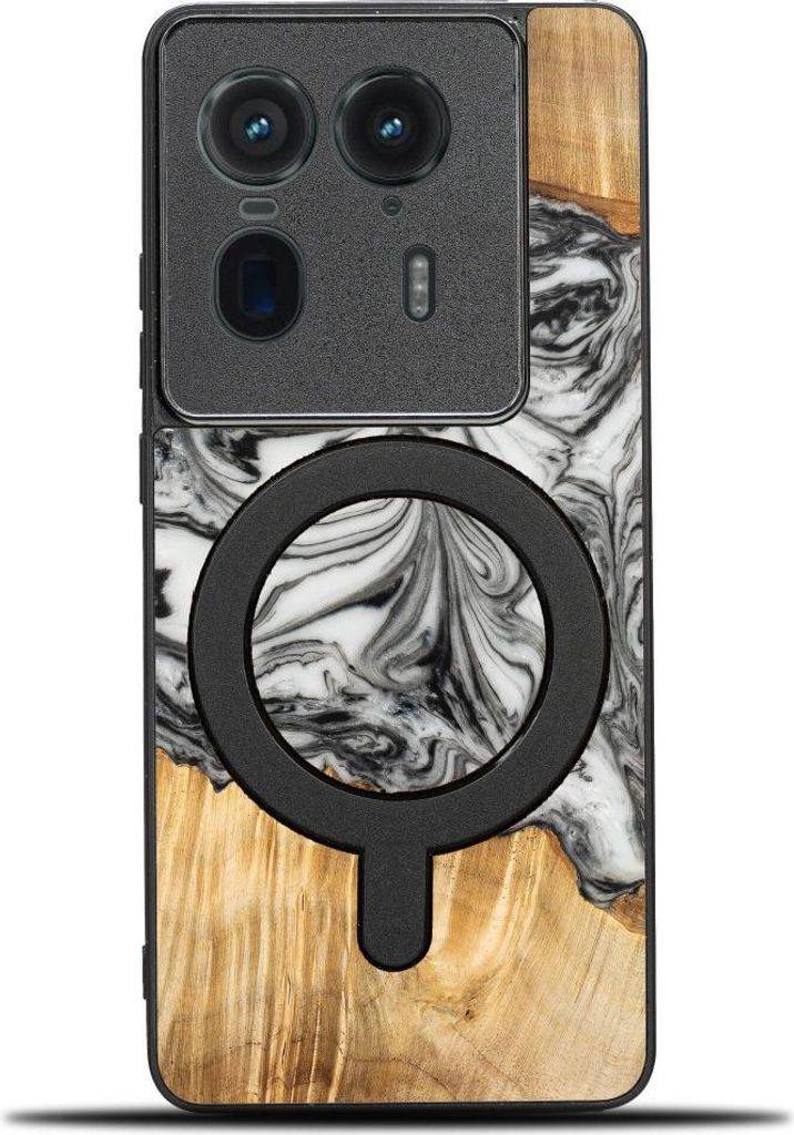 Bewood Einzigartige Hülle für Motorola Edge 50 Ultra - 4 Elemente - Erde mit MagSafe
