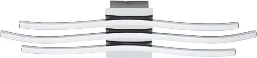 Applique et plafonnier LED en vague luminaire design moderne blanc 60cm