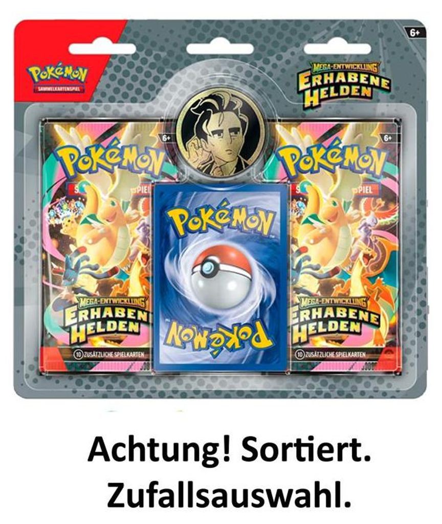 Pokemon Mega Entwicklung Erhabene Helden 2er Pack Blister Produktbild 