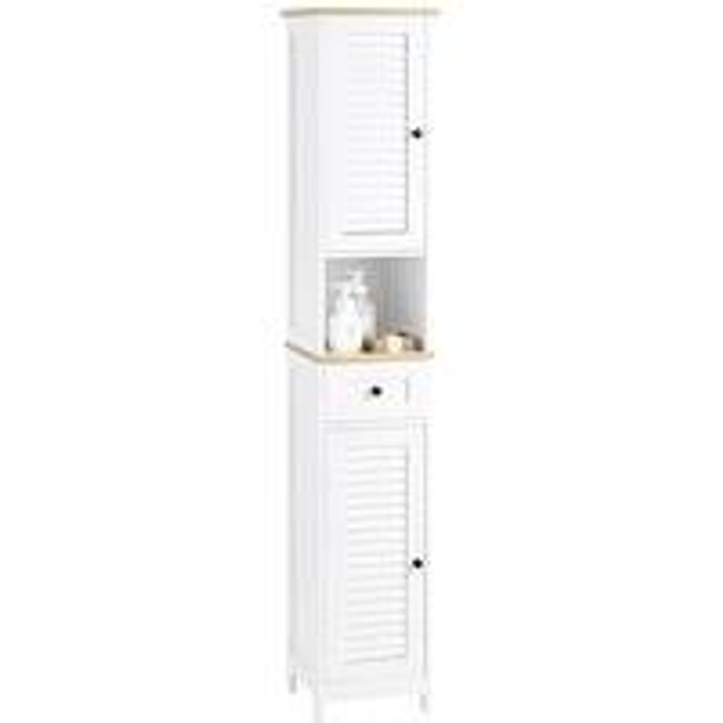 Praktischer MDF-Badkabinett mit atmungsaktiver Konstruktion - 32x170x30cm