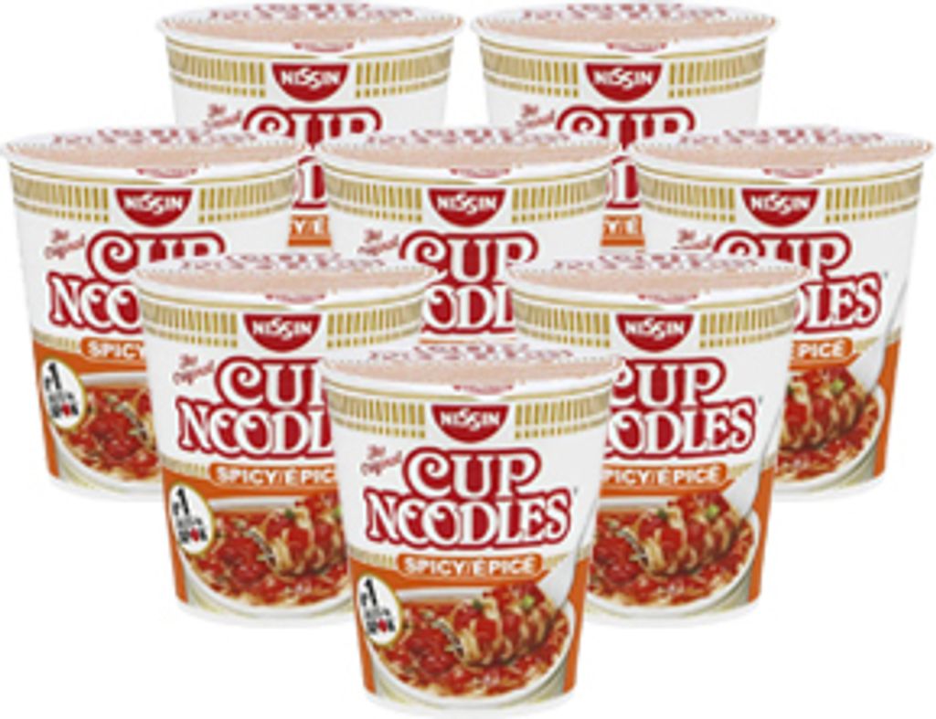 Nissin Cup Noodles Spicy 8 x 66 g