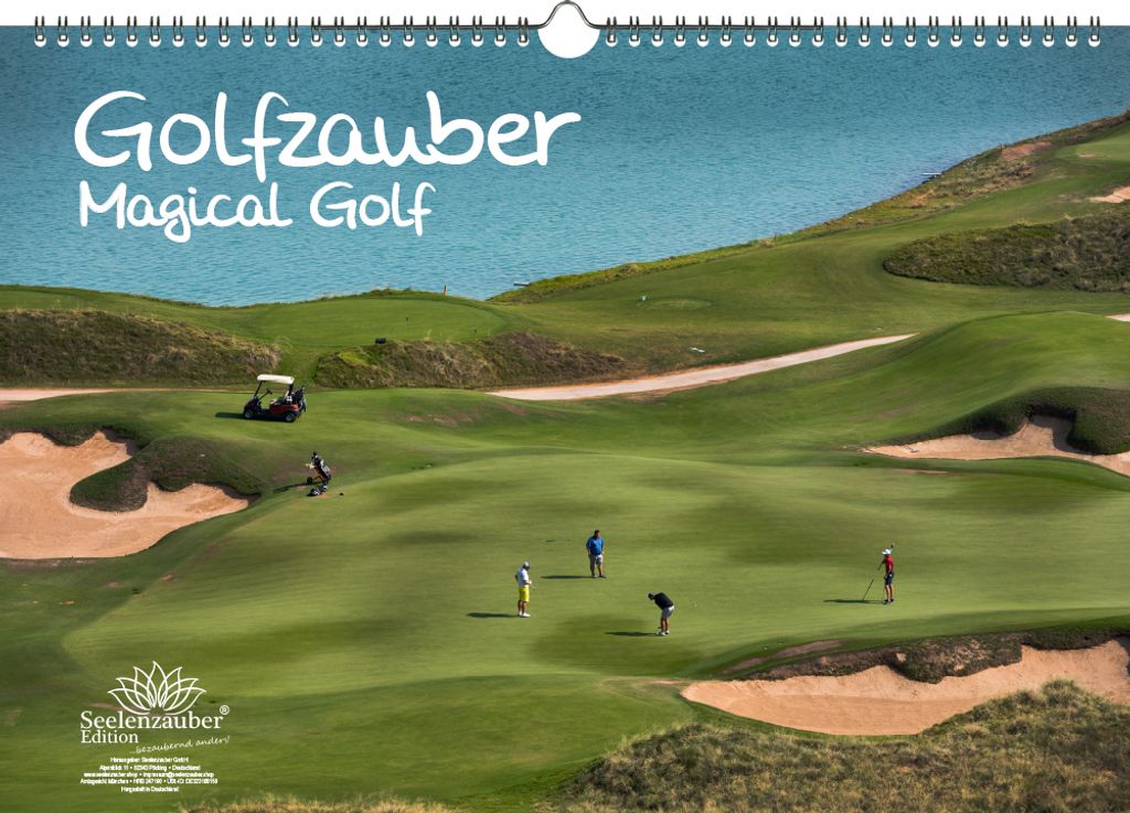 Golfzauber DIN A3 Kalender - Immerwährender Kalender Golf und golfen - Seelenzauber