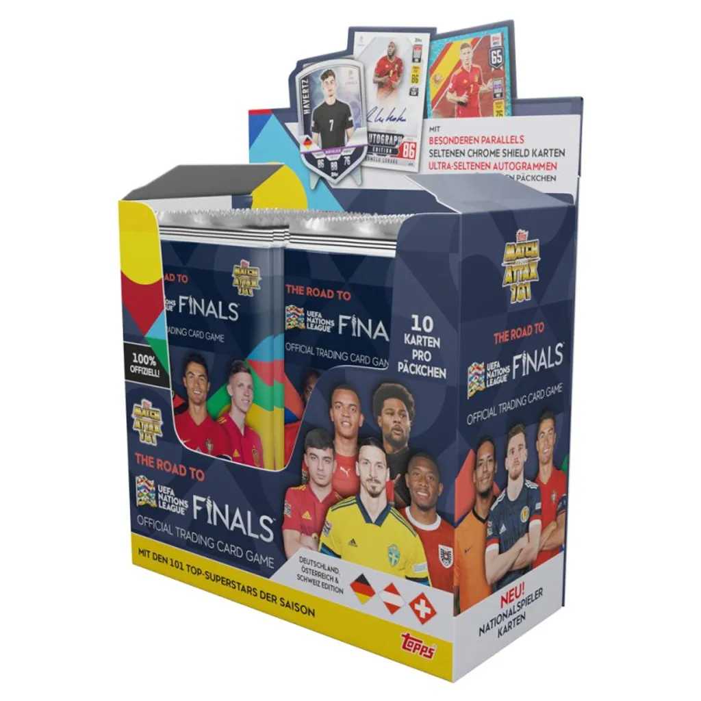 Complétez votre Collection UEFA Nations League 2022 - Boîte Topps