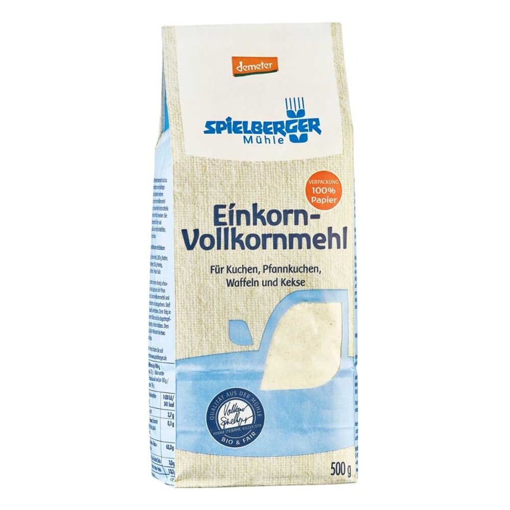 Spielberger Einkorn-Vollkornmehl, demeter 500g