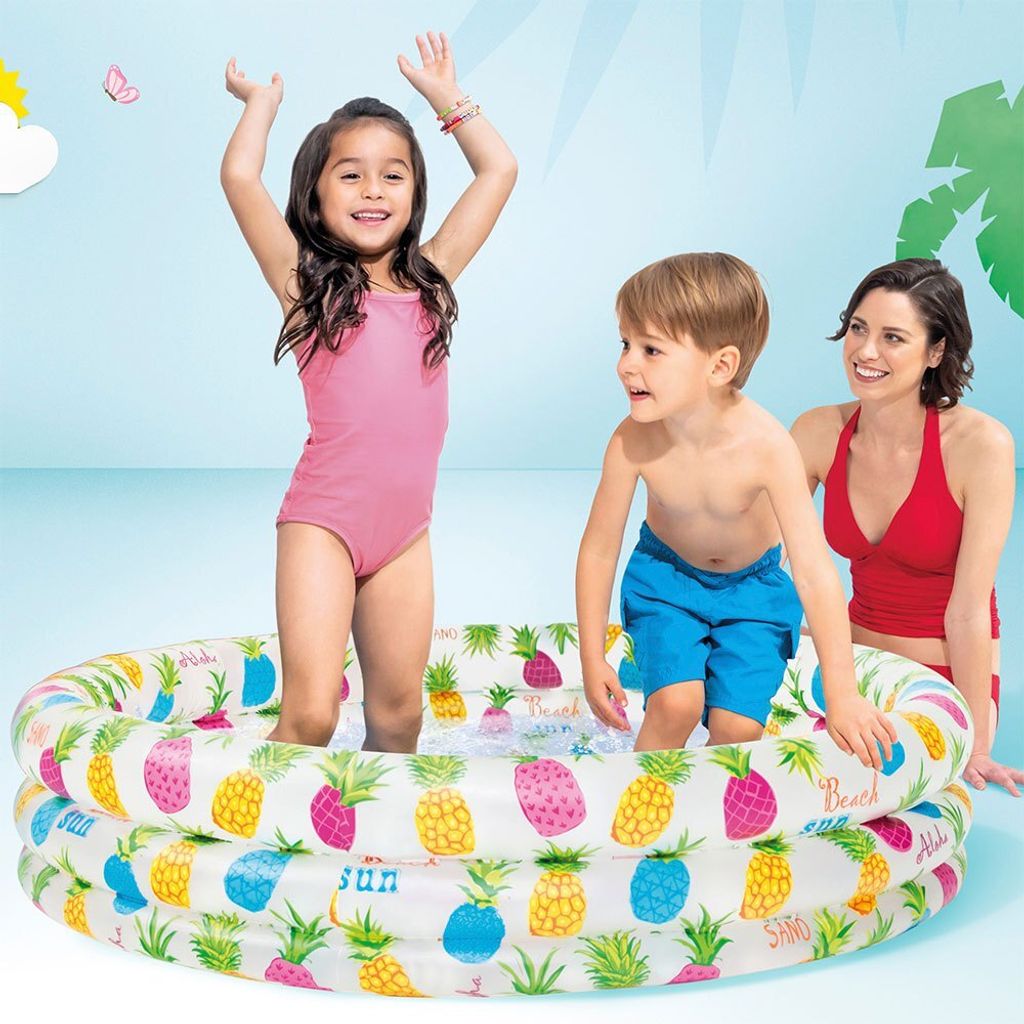 Intex Kinder Planschbecken 3-Ring-Pool Fishbowl Produktbild 9