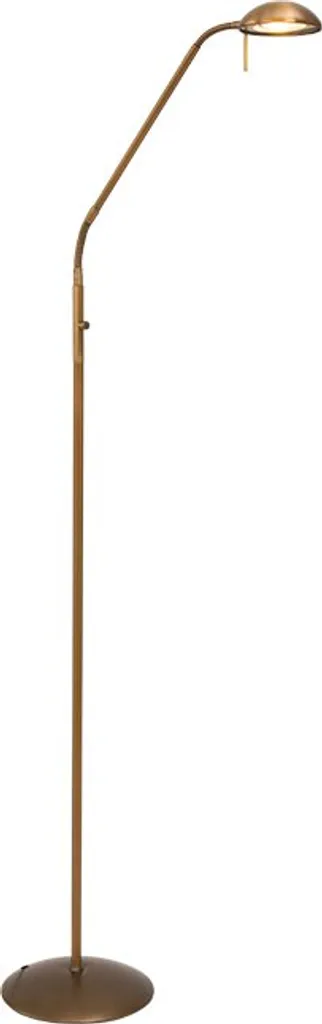 Mexlite - lampada da terra - Biron - bronzo - vetro metallo - lampada di design - LED - 7501BR - 2