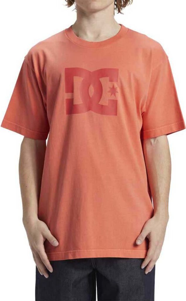 Dc Shoes Dcstar Pigment Kurzarm-t-shirt Orange M Mann Orange M