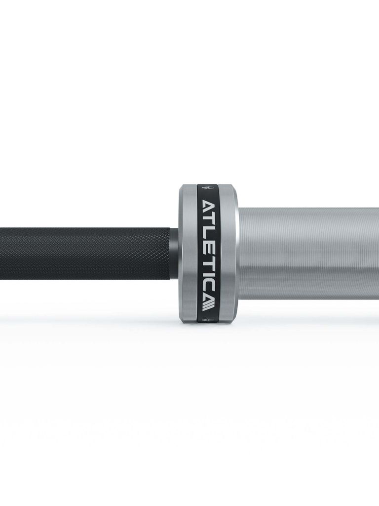 ATLETICA Langhantel | Alpha | Cyborg Bar | Weightlifting Bar | Speziell fürs Gewichtheben konstruiert | 50mm Olympia Langhantel | 20kg | Markierun...