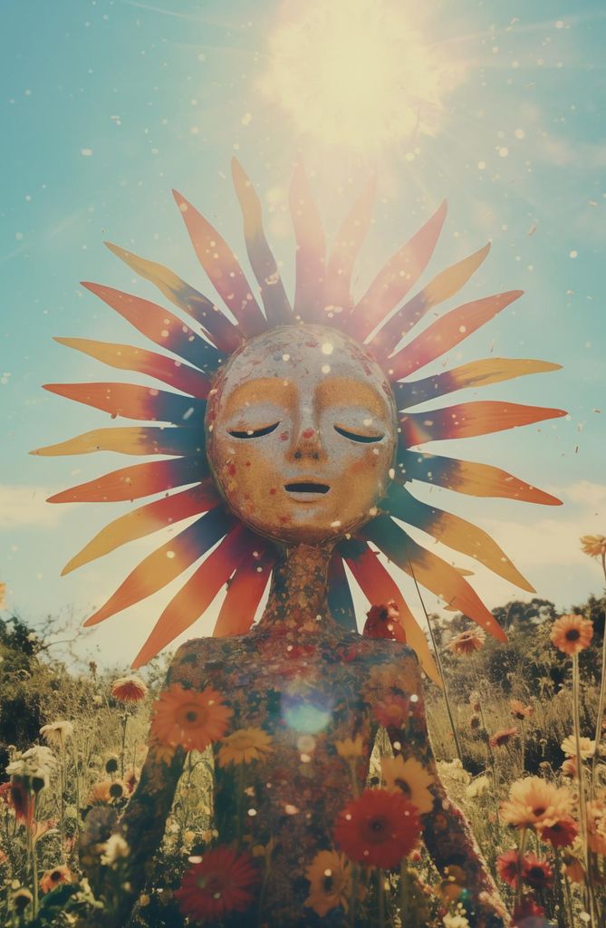 Plakat 53x81cm Sonnige Meditation