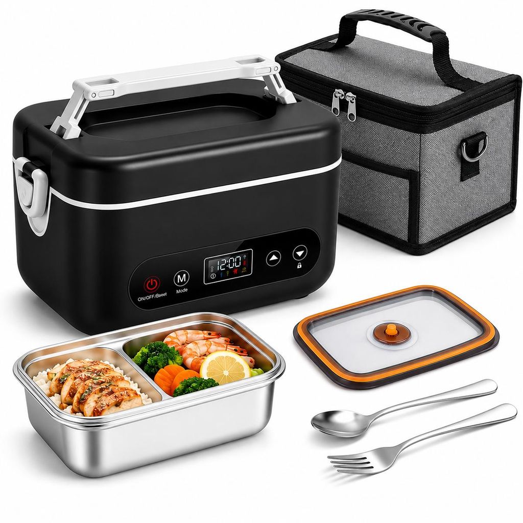 Elektrische Lunchbox 1,2L, beheizbare Bento Box mit 304 Produktbild 