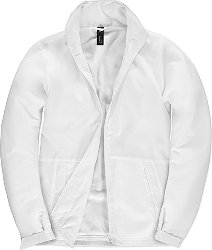 B&C Damen Jacke Winterjacke Gefüttert Kragen Outdoor Funktionsjacke, Größe:2XL, Farbe:White/White