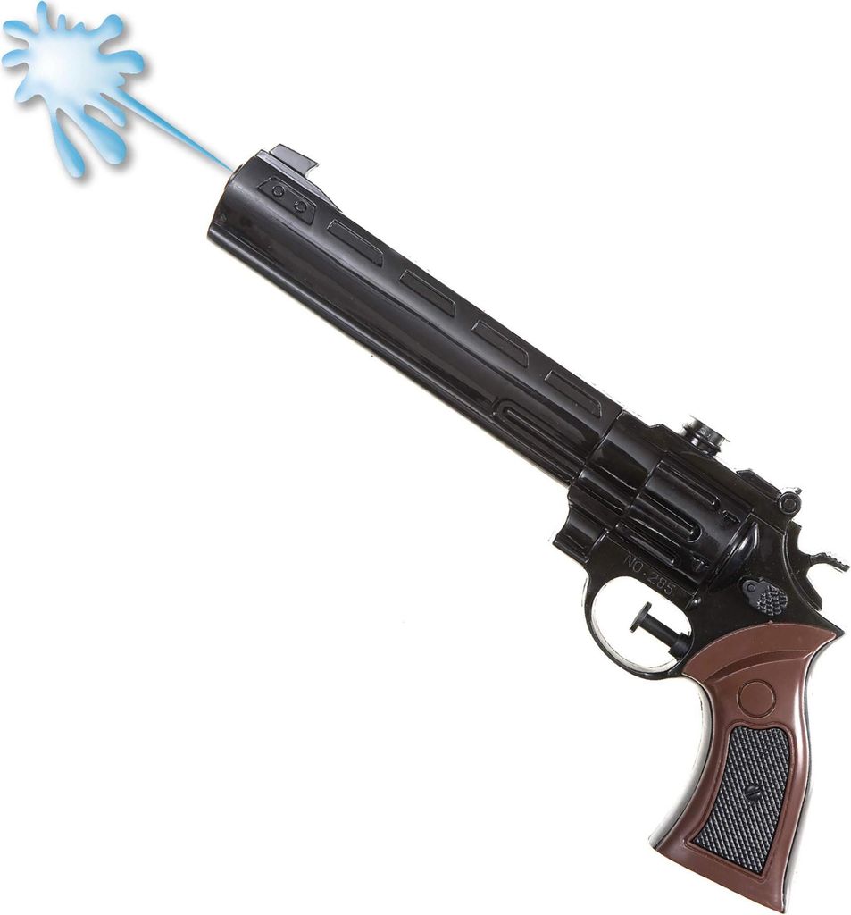 W WIDMANN MILANO Party Fashion 3017V - Wasserspritzpistole Cowboy, Revolver, Wasserspritze, Wilder Westen, Kostüm, Accessoire, Karneval, Mottoparty