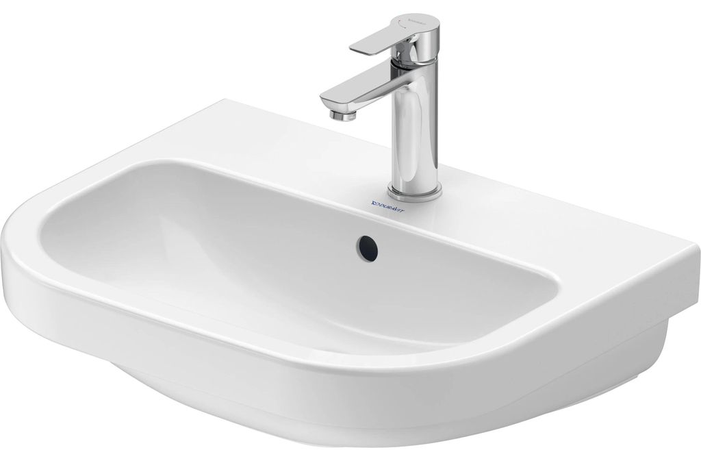Duravit D-Code 2.0 Waschtisch, 550x430mm, mit Überlauf, Produktbild 