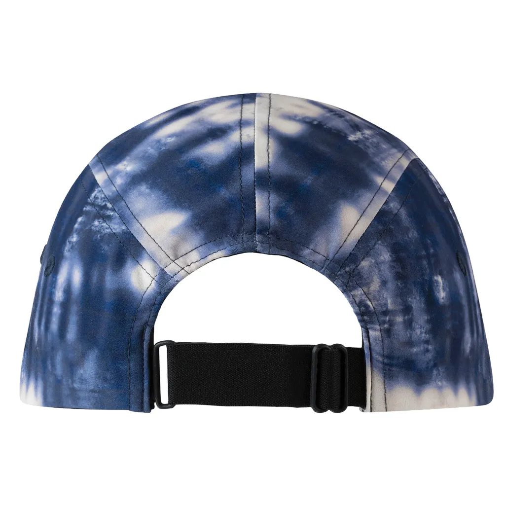 Casquette Running Buff Go Cap 5 Panel - Accessoire Trail Bleu Foncé