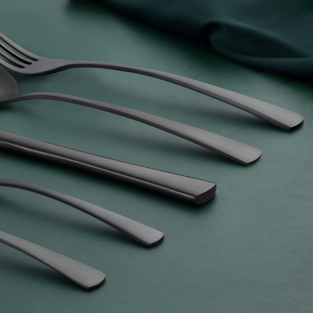 Titanium Besteckset Schwarz - 30-teiliges Set für 6 Produktbild 