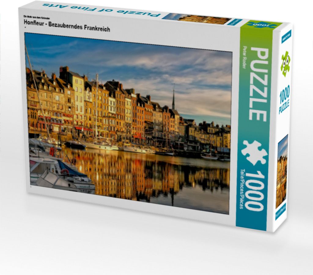 CALVENDO Puzzle Ein Motiv aus dem Kalender Honfleur - Bezauberndes Frankreich 1000 Teile Puzzle quer | 1000 Teile Lege-Größe 64x48cm Foto-Puzzle ...