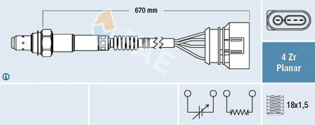 Capteur d'Oxygène Sonde Lambda SG1210 pour Audi A4 8D et VW Passat 3B