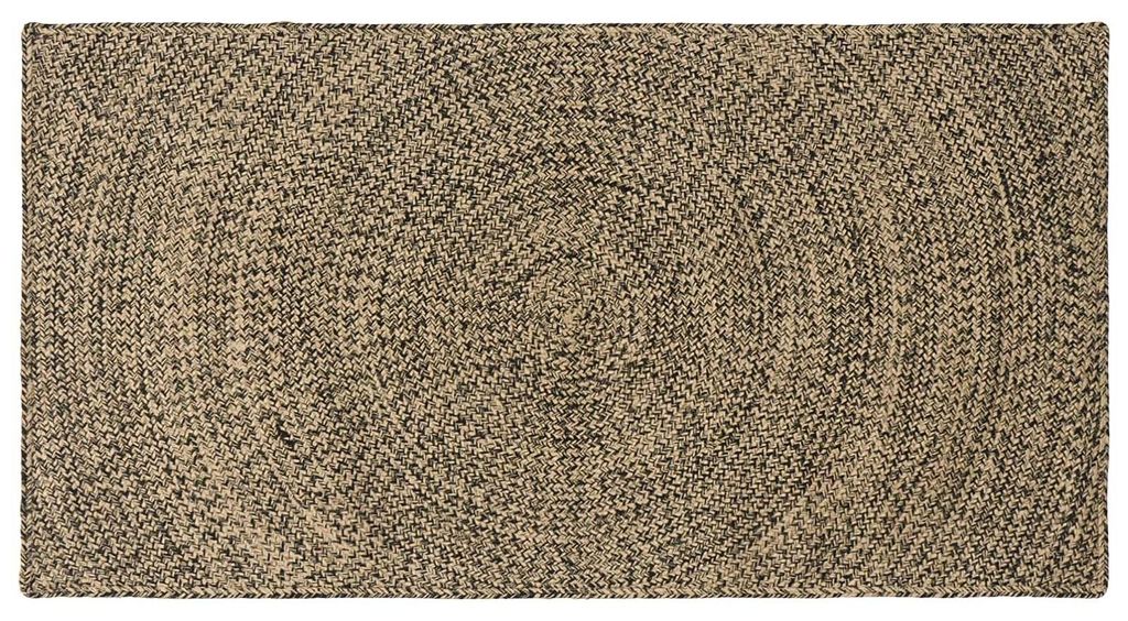Möbel Bereichsteppiche Natürlich und Schwarz 80 x 150 cm JuteDesignerteppiche - Designerteppiche c6543