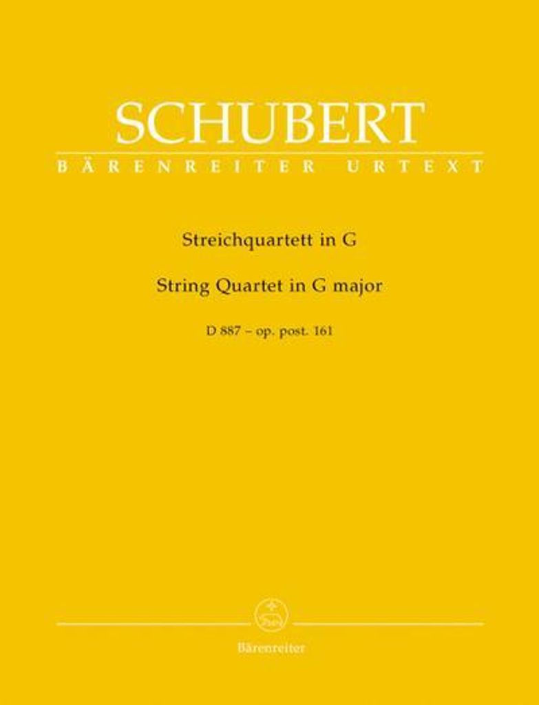 Streichquartett G-Dur D887 op.post.161