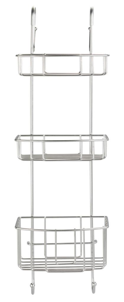WENKO 3-Etagen Dusch-Caddy Olesi aus rostfreiem Edelstahl Produktbild 