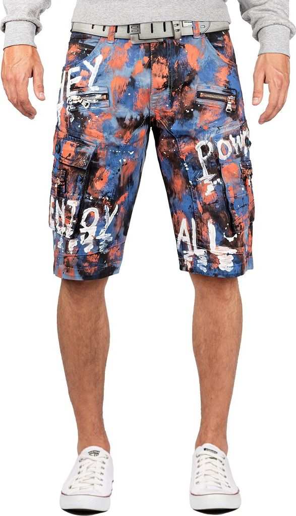 Cipo & Baxx Herren Shorts CK204 Blau W32