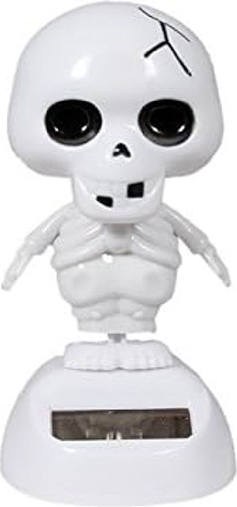 Solar-Wackelfigur weißes Skelett Obrázok produktu 