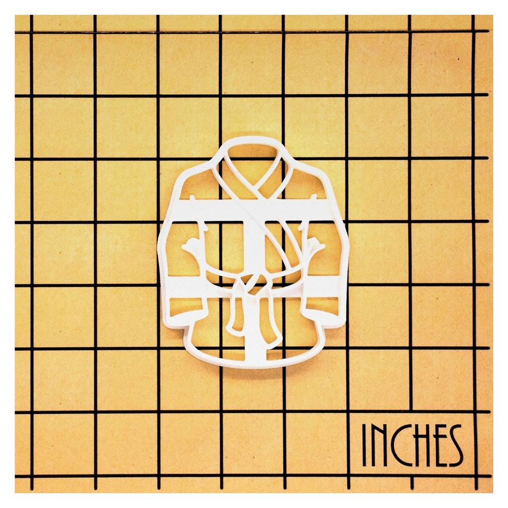 Karate Gi Ausstechform - Ausstecher für Kampfkunst, Detaillierter Keksausstecher, Ideal für Fondant, Keksteig, Ton