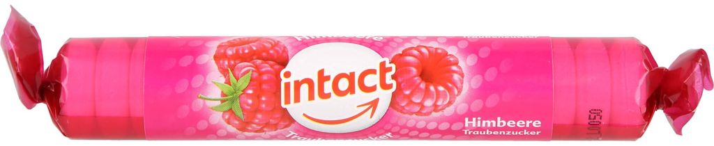 Intact Rouleau de glucose framboise, 1 tablette Image du produit 