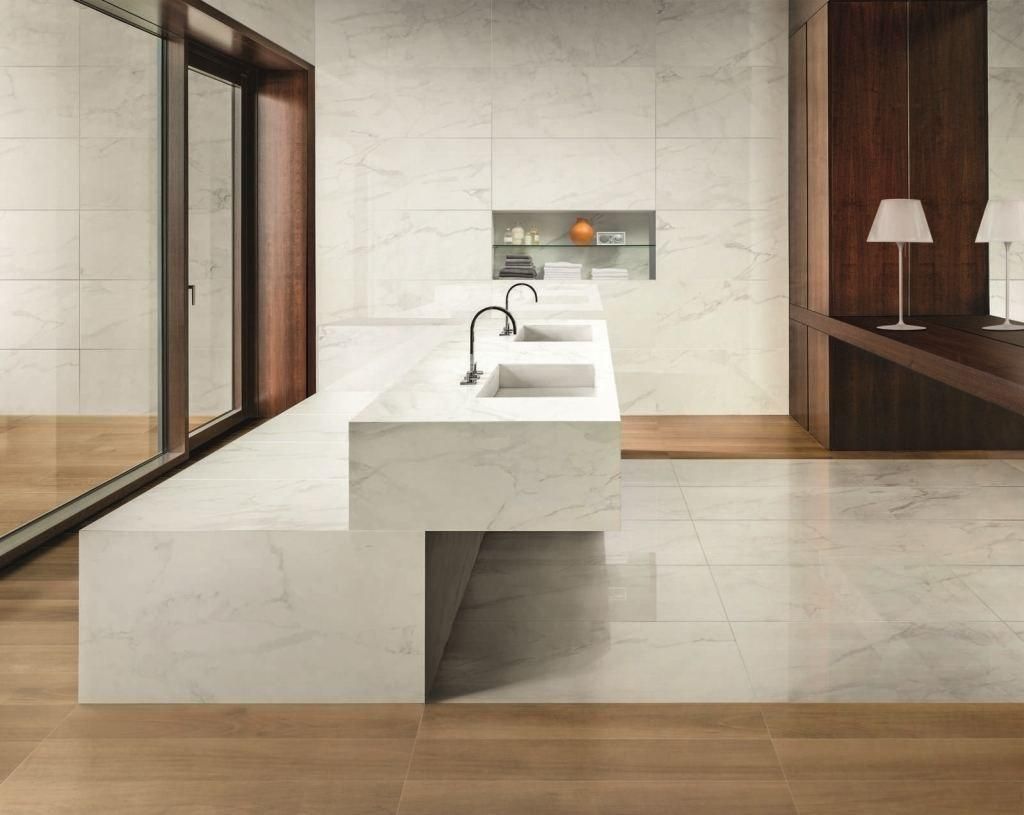 CASA39 Fliesen Marmoroptik Weiss 120x120 cm Caesar Anima