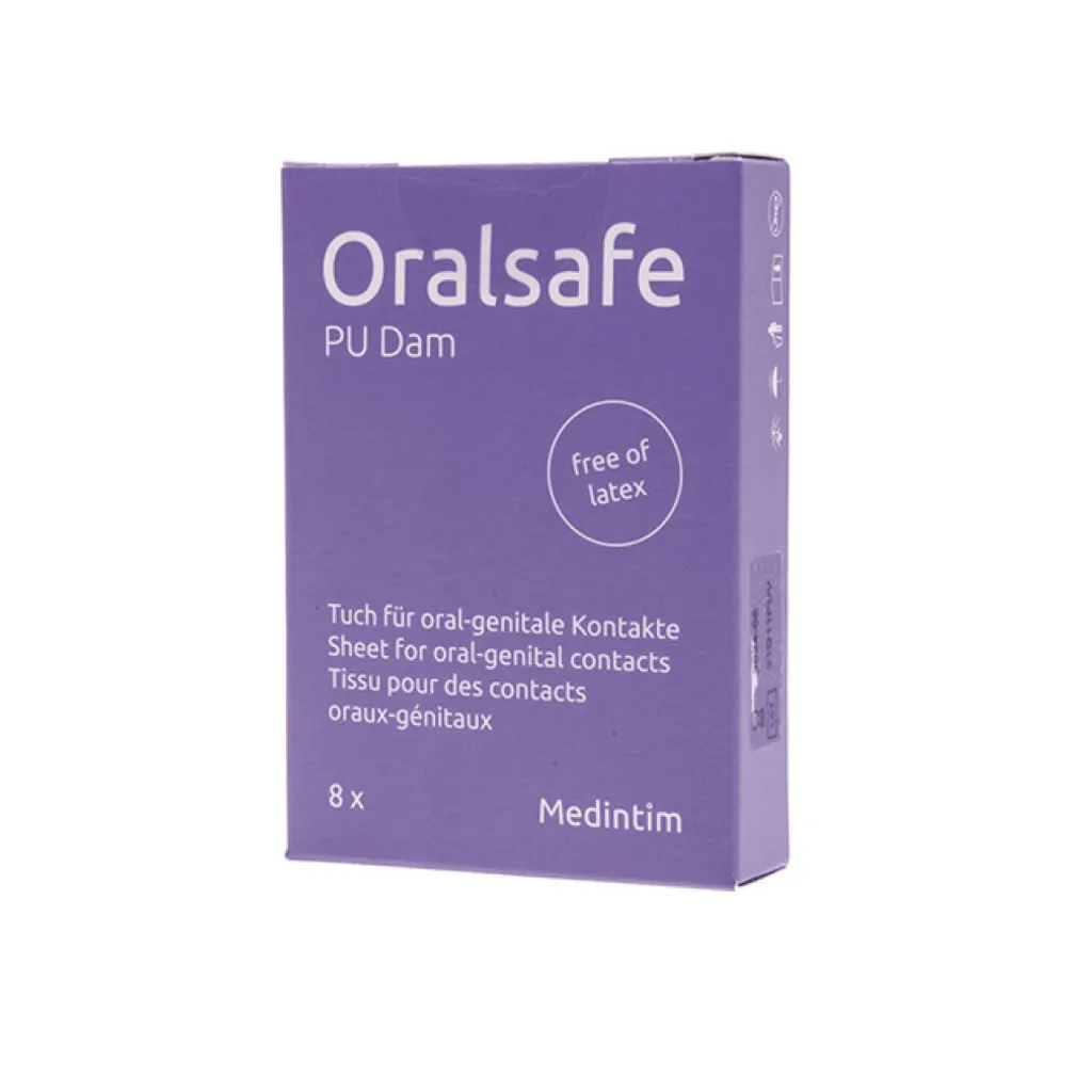 MEDintim ORALsafe Lingettes en Polyuréthane Vanille - Protection Orale