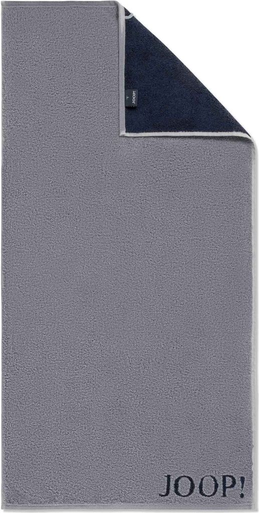 Joop! Handtuch Handtücher 50x100 Classic doubleface 1600-19 denim blau