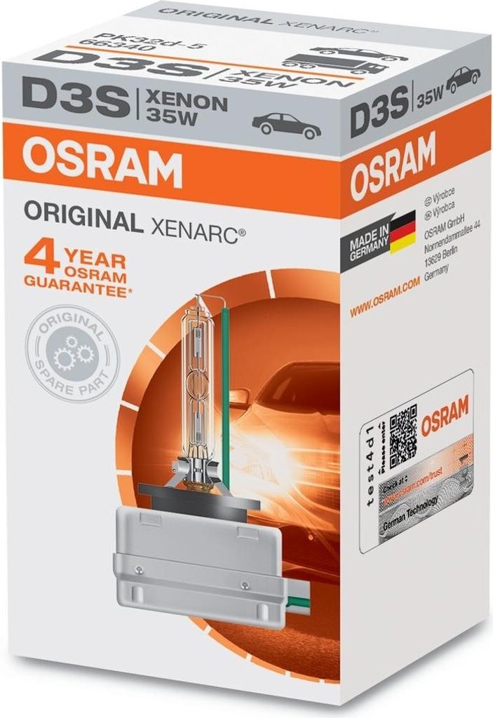Osram Xenarc Original, 35 W, D3S, Xenon Zdjęcie produktu 