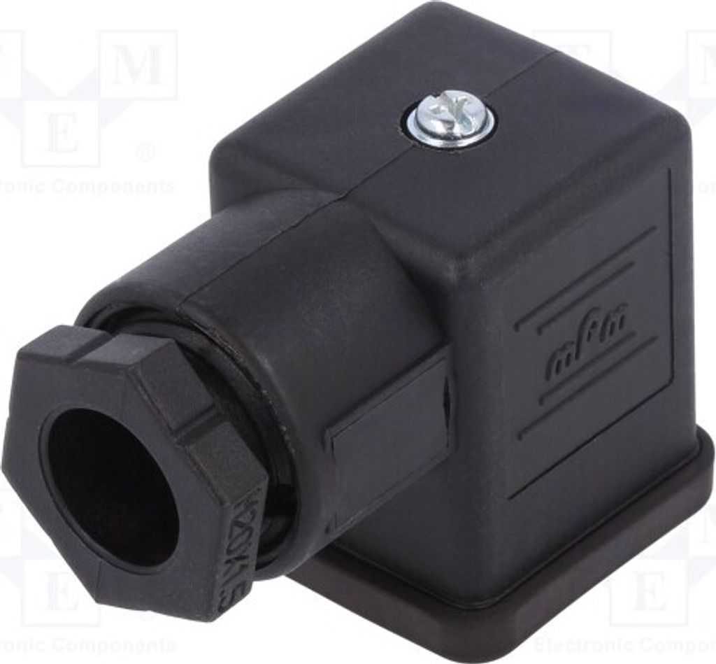 1x Steckverbinder: Ventil 18mm Stecker weiblich PIN: 4 121023-0694 Ventilsteckverbi