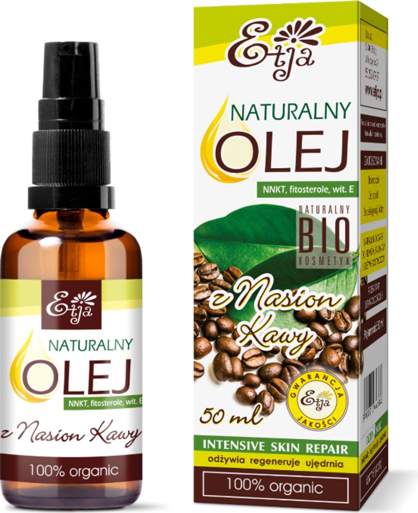Bio-Kaffeesamenöl 50ml – Natürliche Hautpflege von Etja Produktbild 